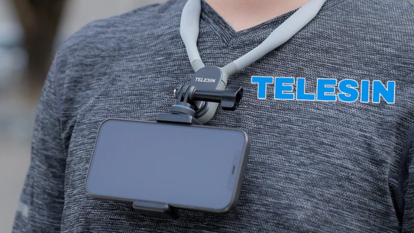 ТОПОВЫЙ ГАДЖЕТ ДЛЯ СЪЕМКИ ОТ ФИРМЫ TELESIN. Гибкое крепление на шею для экшн камеры и смартфона.