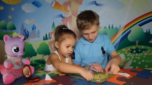 Умная мозаика для детей Свинка Пеппа. Делаем объемную картинку из мозаики.