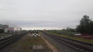 Автомотриса АС4МУ-068 с приветом едет с Жаровихи в Исакогорку