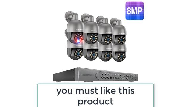 Best Security Camera | Techage 16CH 5MP 8MP PTZ AI POE Security IP Camera Review in 2024