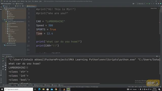 Python: Variables & Data Types | 🐍 Course | MK | @BroCodez | Hindi/Urdu | Part 2 | #pythoncourse