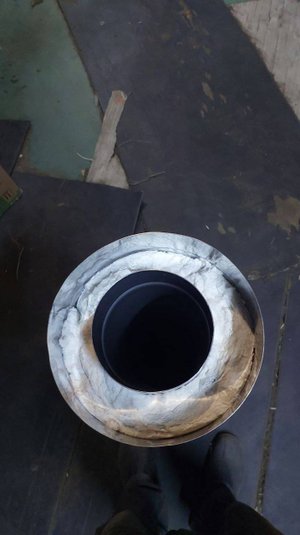 Испытание кремнеземной изоляции для дымоходных систем. Дымоходы 120/200, 115/200, 150/230, 200/300