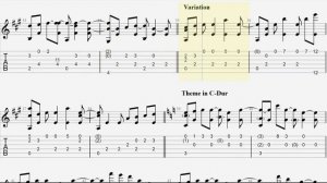 Forrest Gump - (Feather Theme) Guitar TAB