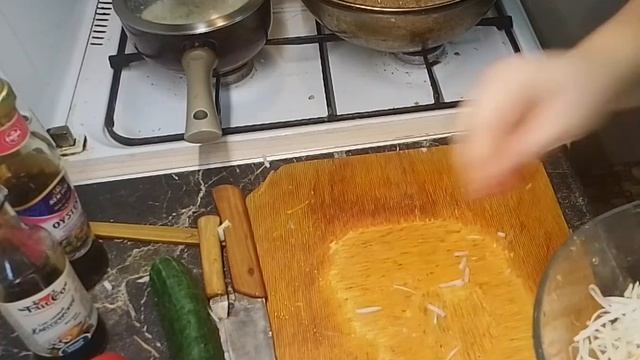 фунчоза со свининой
