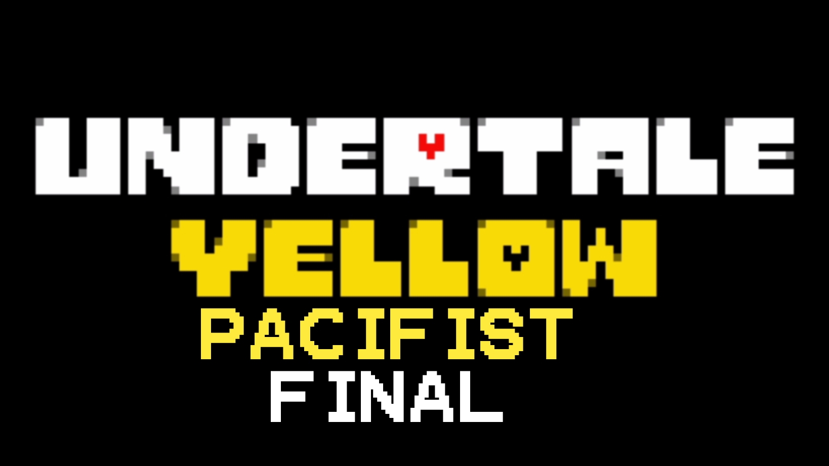 Undertale yellow - пацифист (финал)