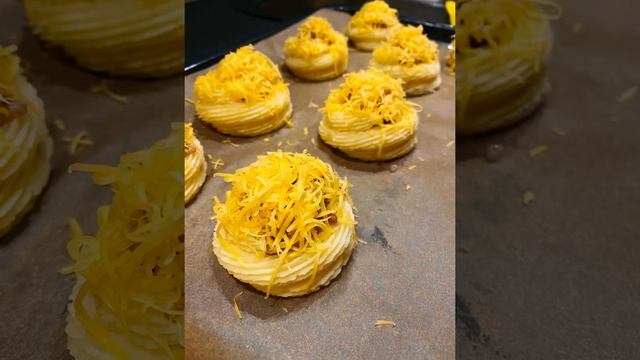 Картофельные гнезда с курицей! смотреть онлайн