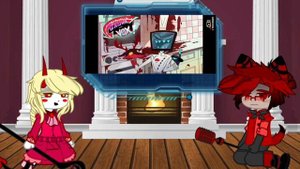Swap au Charlie and Alastor react to stayed gone song.