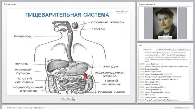 Обучающая конференция по комплексу  Пищеварение без проблем