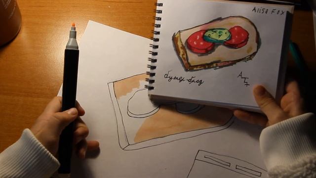 Рисуем Бутерброд смотреть онлайн