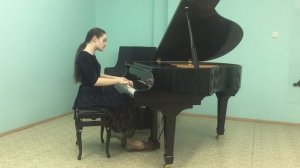 Нуждина Марина, 14 лет, Й. Гайдн Соната e-moll 1 ч.