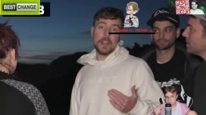 КАША СМОТРИТ МИСТЕР БИСТ: Я Выжил 7 Дней в Заброшенном Городе (MrBeast)