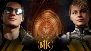 Mortal Kombat 11.Johnny Cage vs Cassie Cage.Дурачимся с подругой))).mp4