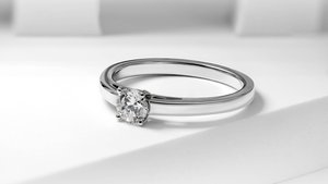 Кольцо Belle с бриллиантом 0,3 ct - для вашей любимой❤️