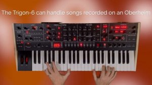 SEQUENTIAL TRIGON-6 synthesizer-presets and custom patches demo part 1