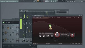 Жиро Bass c FabFilter Saturn 2 в 3x Osc Psy Trance