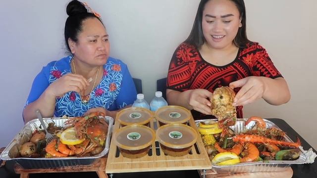 SEAFOOD MUKBANG | BIG JAYS PHAT PACS | Q&A with MUM смотреть онлайн