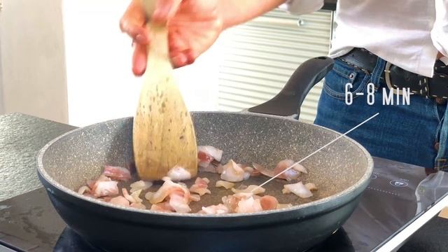 Pasta Carbonara: The Italian way to the creaminess! смотреть онлайн