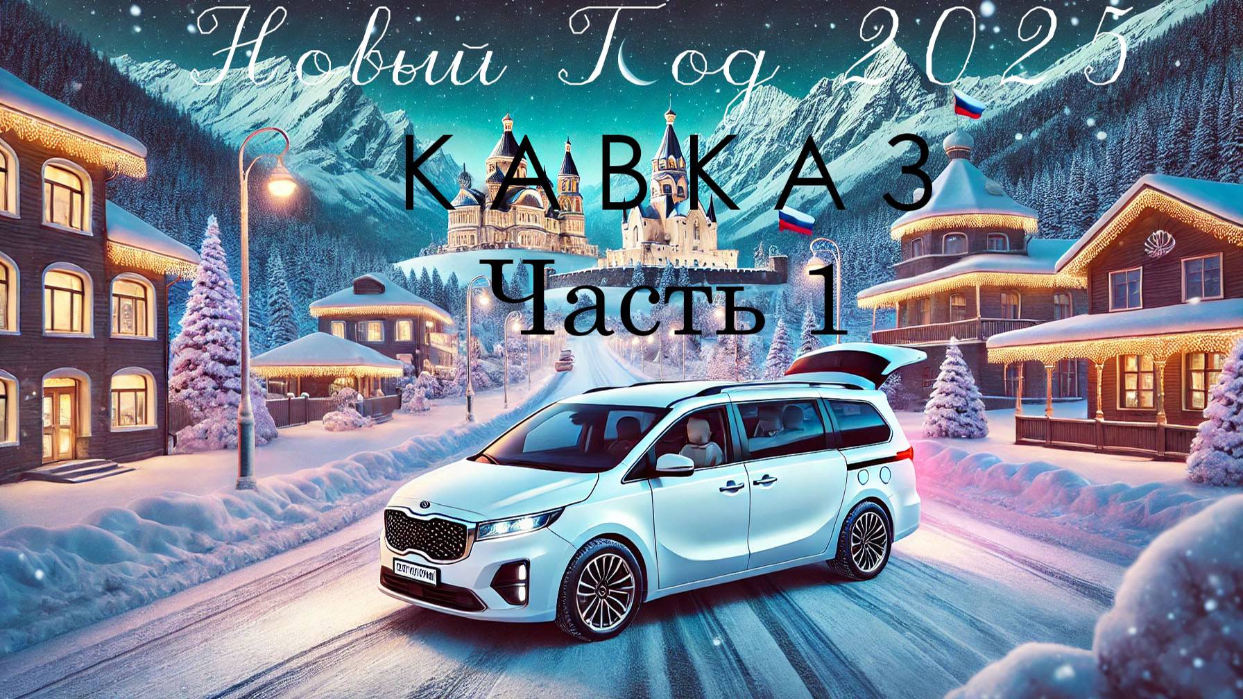 Новогодняя семейная поездка на Кавказ: Первая часть 🚗❄️