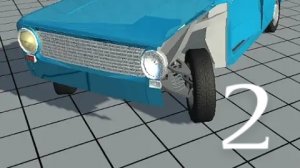 Я показал две мобильные игры про повреждения автомобиля.