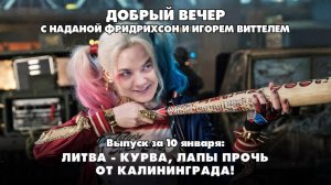 Литва - курва, лапы прочь от Калининграда! | ДОБРЫЙ ВЕЧЕР с ФРИДРИХСОН и ВИТТЕЛЕМ | 10.01.2025