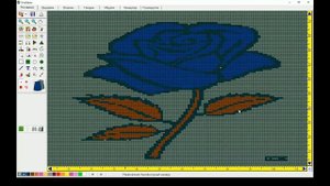 Конвертация рисунка в программе Книтт Стайлер