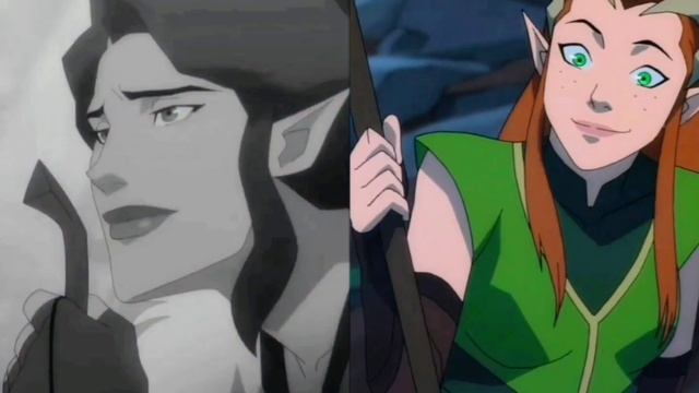 Perc'ahlia and Vaxleth / The Only Exception / The Legend Of Vox Machina edit