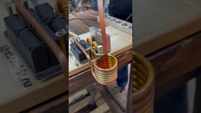Индукционный нагреватель - испытание на сосиске 🤔😂