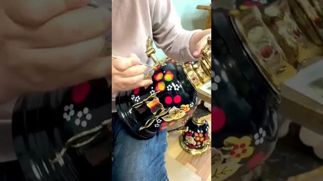 Расписываем самовар вручную, мастера фабрики Самоваров град смотреть онлайн
