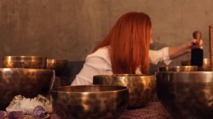 Soft Spoken Bowls Meditation for SLEEP 💜 ASMR, Qi Sounds, Sleep Music, Himalayan Singing Bowls