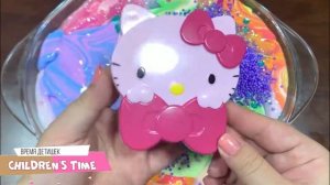 Слайм #5 (SLIME) Mix - Свинка Пеппа & Хелло Китти! Миксуем слаймы вместе!