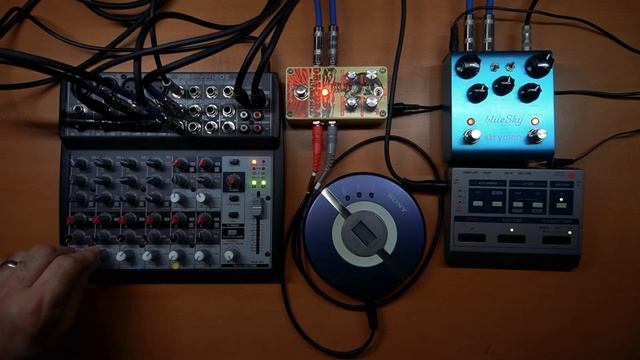 Improvisation with tape loops, sampler and CD player (Tremolo Audio  - Dust Clouds)