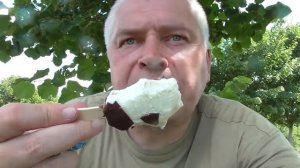 Геннадий Горин Кушаю шоколадное мороженое на природе