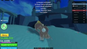 МАМОНТ играю в блокс фрукт с братом