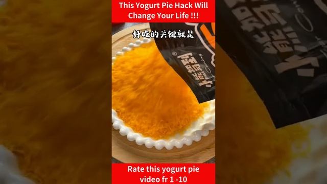 Upgrade Your Dessert Game with This Creative Yoghurt Pie 🙌🏼🔥! #shorts смотреть онлайн