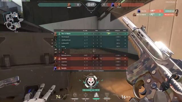 Lets go to the Breach ! Clutch 4 kills on Bind - Valorant Highlight