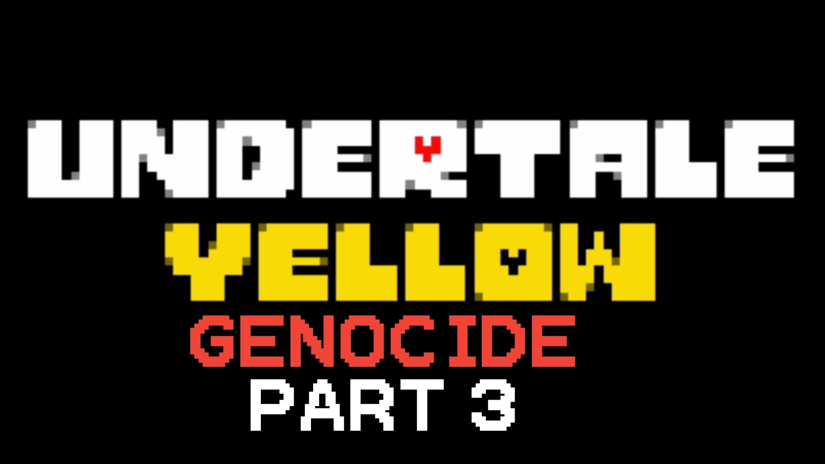Undertale yellow - геноцид (№3)