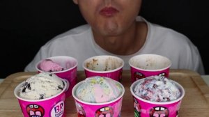 ASMR 골라먹는 재미 베스킨라빈스 아이스크림 리얼사운드 먹방 Baskin Robbins Ice cream Real sound mukbang eating show