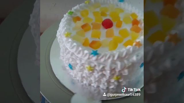 Simple beautiful fruit exotic cake смотреть онлайн