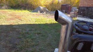 звук самодельного глушителя для минитратора