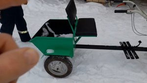 Обзор самодельного прицепа  для  маленького культиватора, с размерами. P.S. Смотреть до конца.