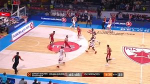 7DAYS Magic Moment Mathias Lessort Block, Crvena Zvezda Mts Belgrade