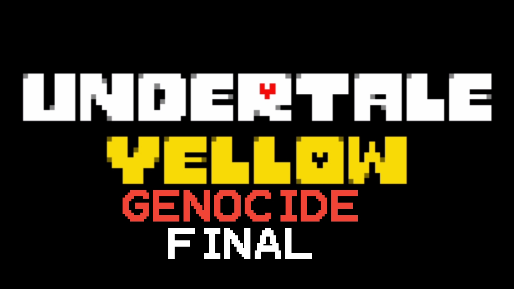 Undertale yellow - геноцид (финал)