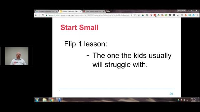 Connected Educators Secondary Webinar Series April 2017 - The Flipped Classroom