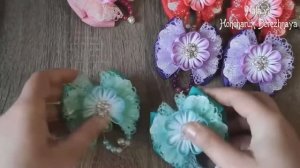 Необыкновенно нежные и красивые бантики из репсовой ленты 4см_My Hobby