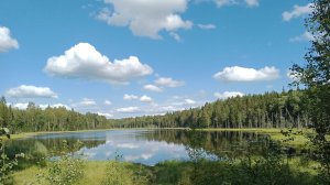 Душевный карельский походик. Ночёвка в таёжной избушке на озере