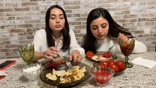 Мукбанг  ВАРЕНИКИ с картошкой  Mukbang POTATO DUMPLINGS 만두