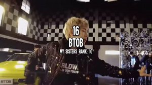 RANKING MY SISTERS TOP 30 KPOP GROUPS