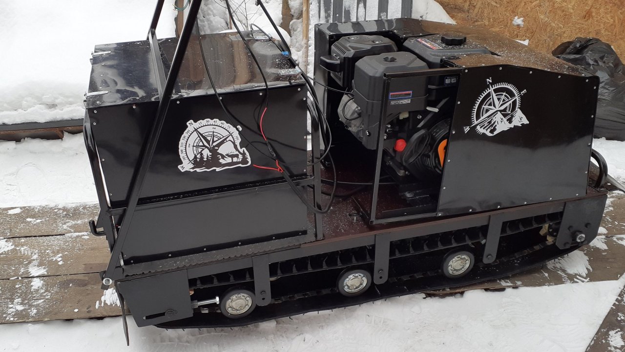 Новый мотобуксировщик лонг 600 готов!