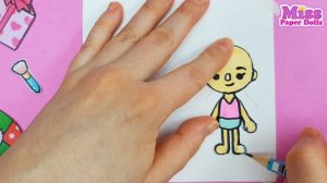 How to draw Toca life world  character step by step Toca boca DIY