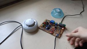 Система пожарной сигнализации и отключения электроплиты при пожаре!